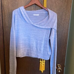 Gray Abercrombie and Fitch Cozy Sweater